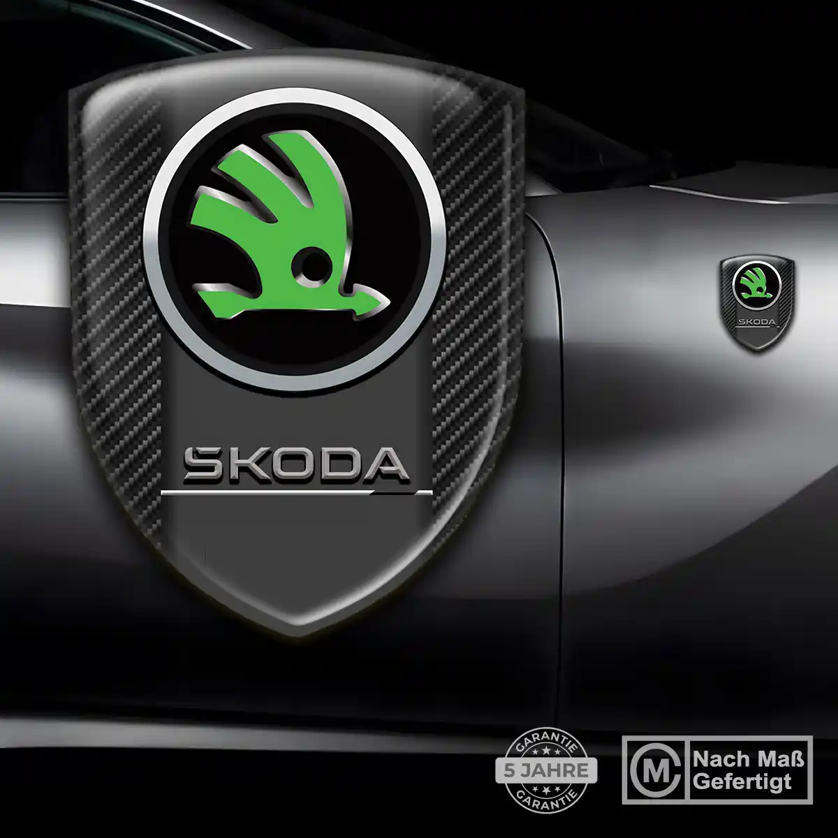 Skoda Wappen Emblem Auto Hohe Qualität