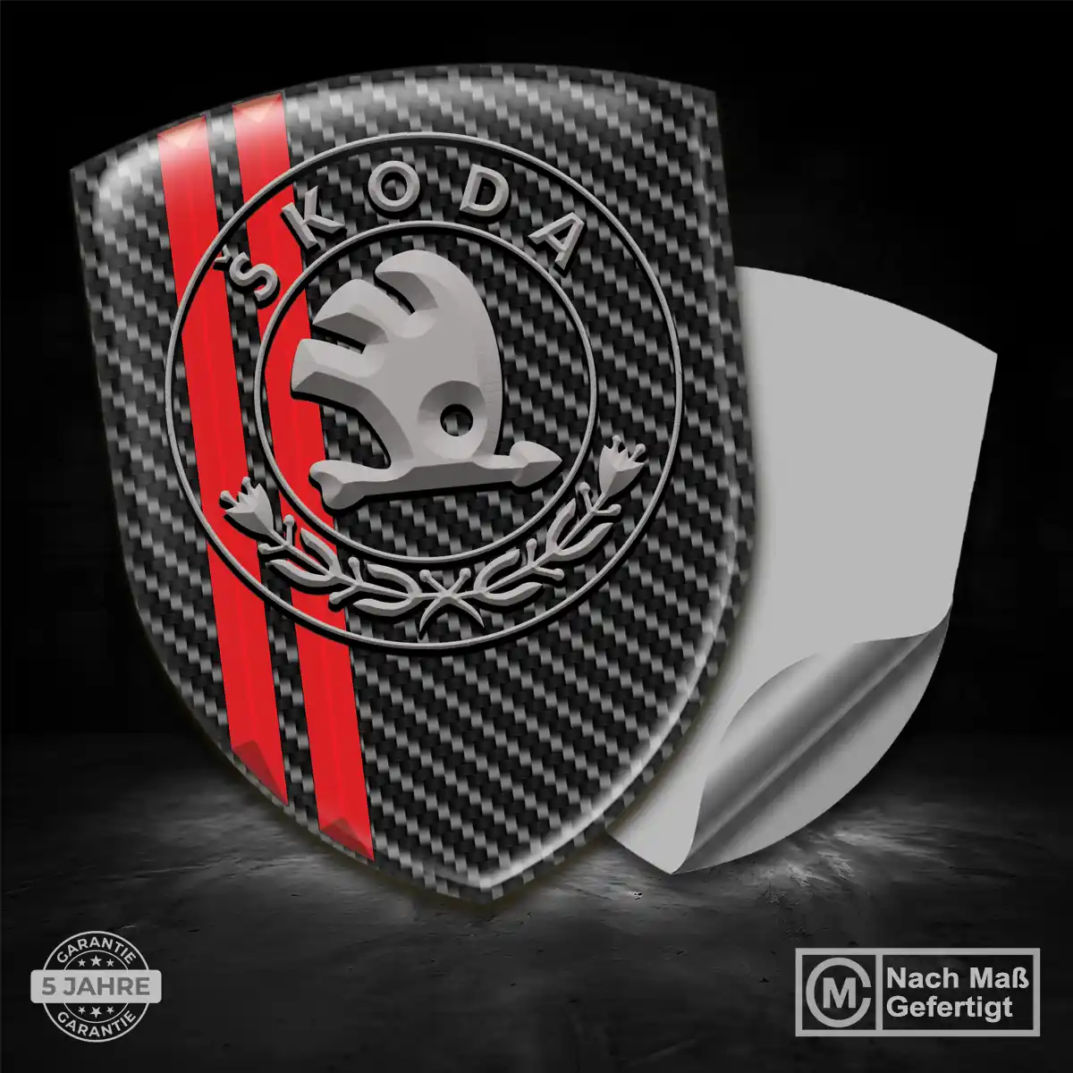 Skoda Wappen Emblem Hohe Qualität