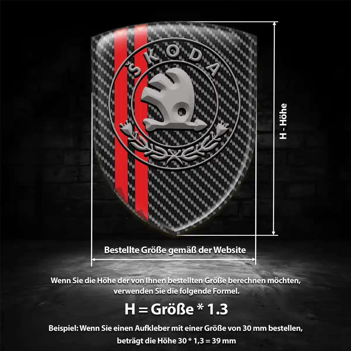Skoda Wappen Emblem Hohe Qualität