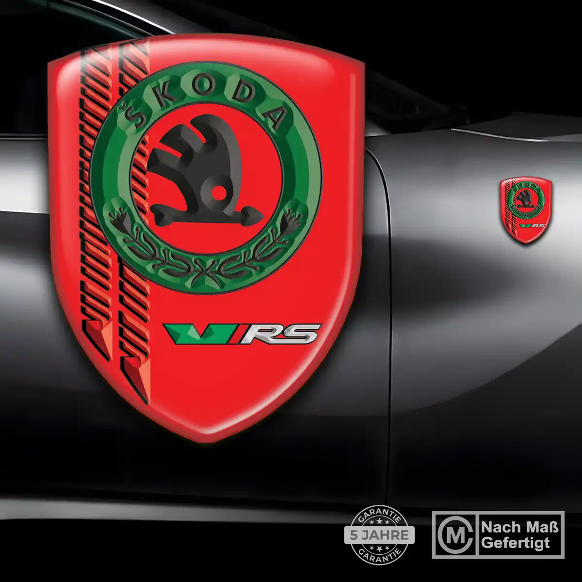 Skoda Wappen Emblem Stilvolles Design
