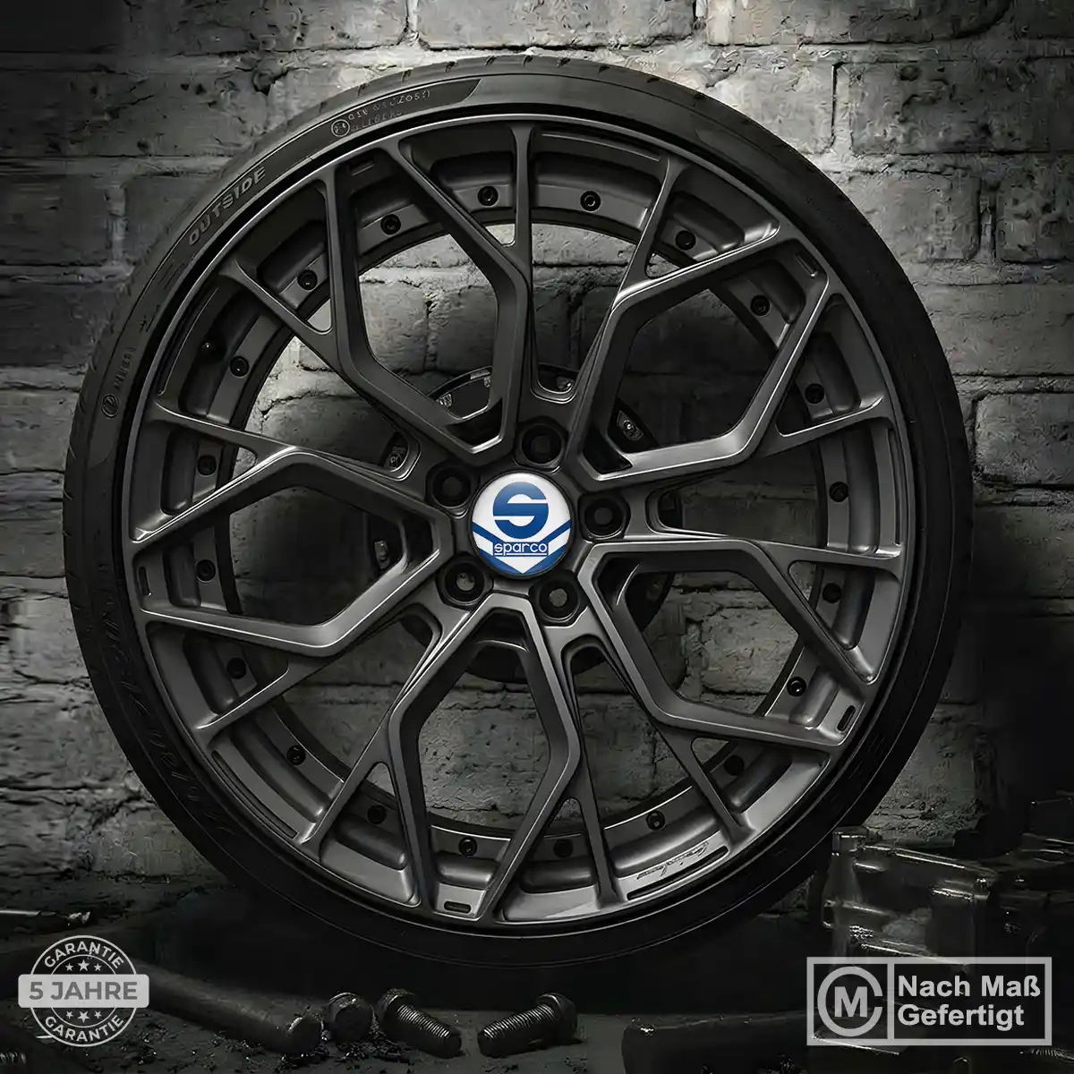 Sparco 3D Gel Aufkleber Embleme Luxus-Edition