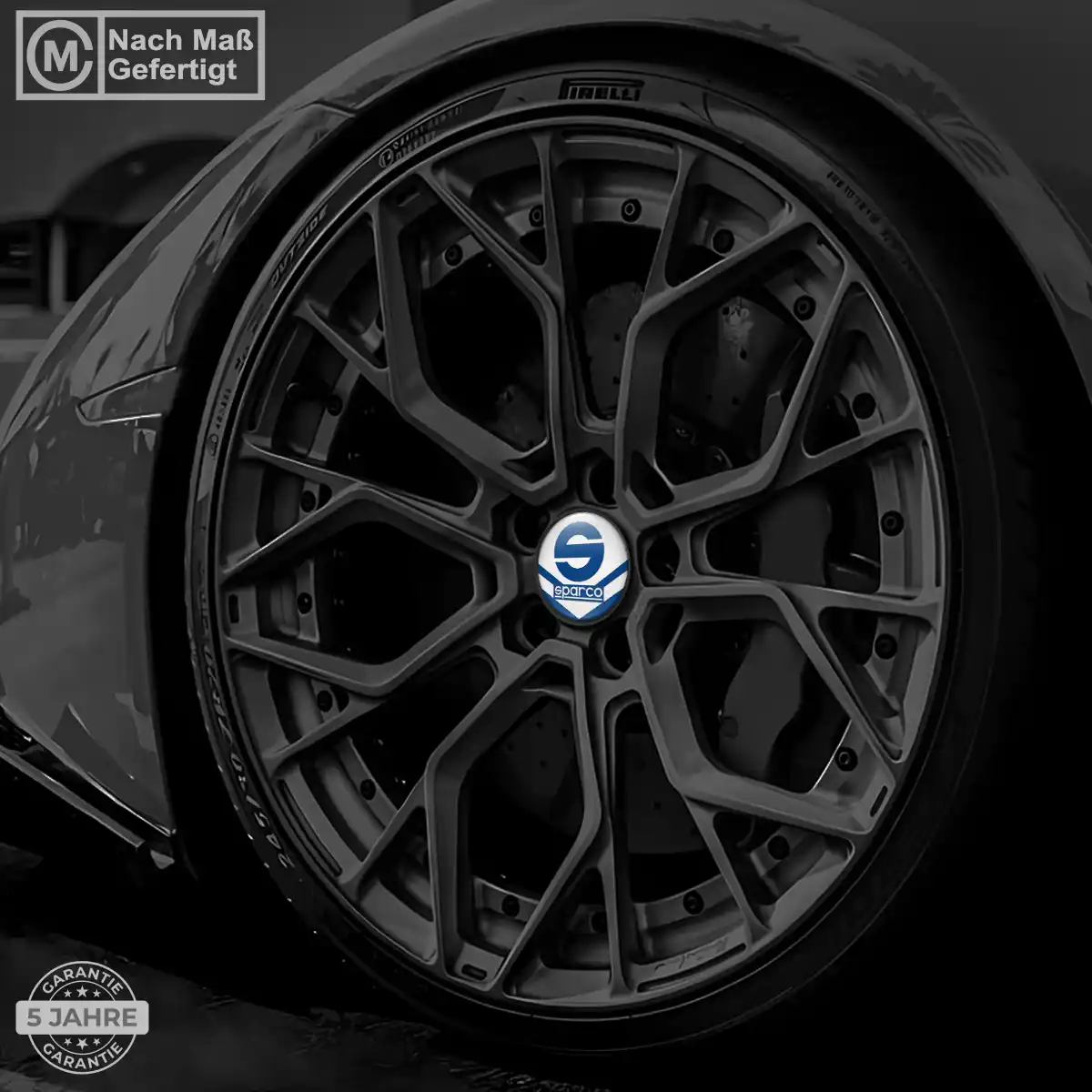 Sparco 3D Gel Aufkleber Embleme Luxus-Edition