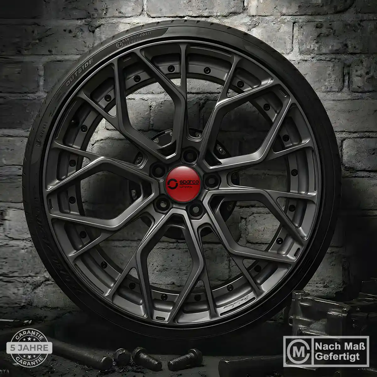 Sparco Felgen Embleme Aufkleber Luxus-Edition