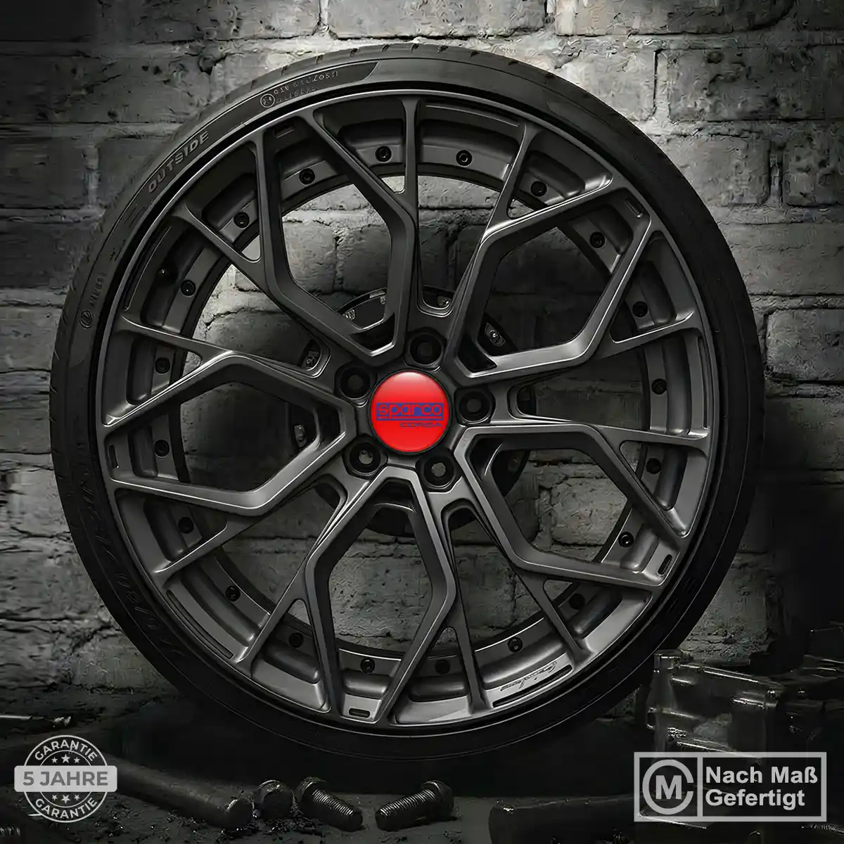 Sparco Felgenemblem Aufkleber Premiumqualität