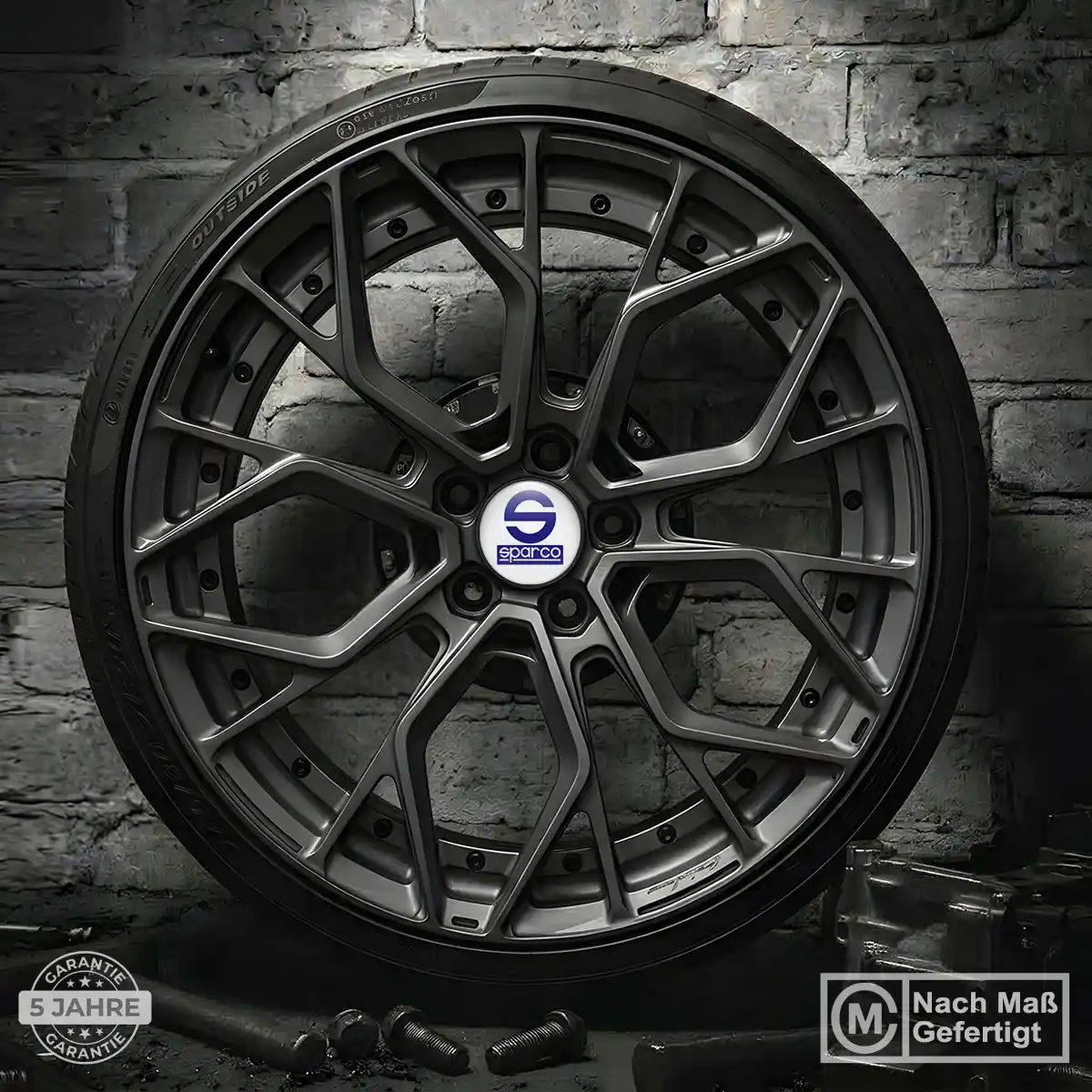 Sparco Nabenkappen Aufkleber Premium-Edition