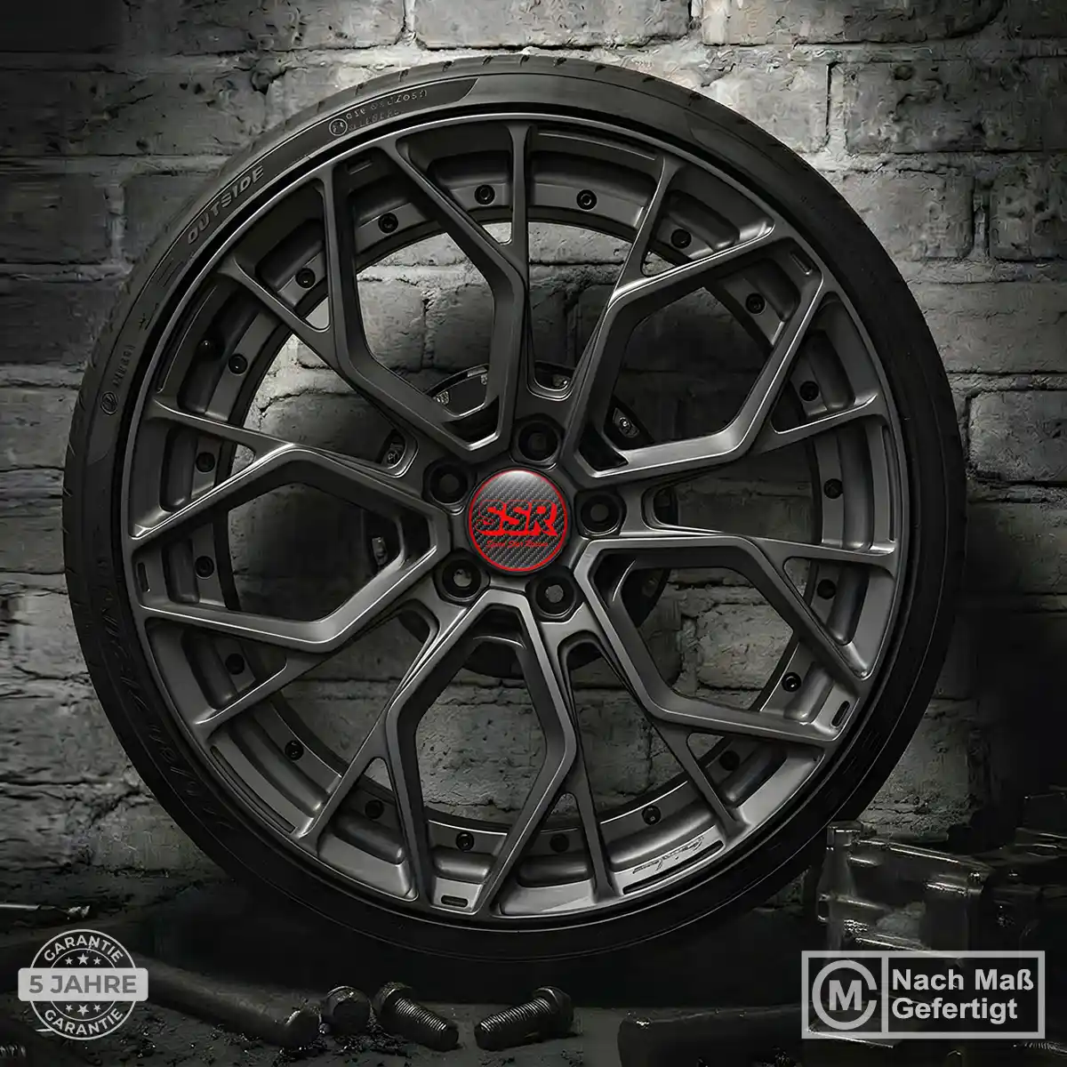 SSR Emblem Silikon Aufkleber Radkappen Luxus-Edition