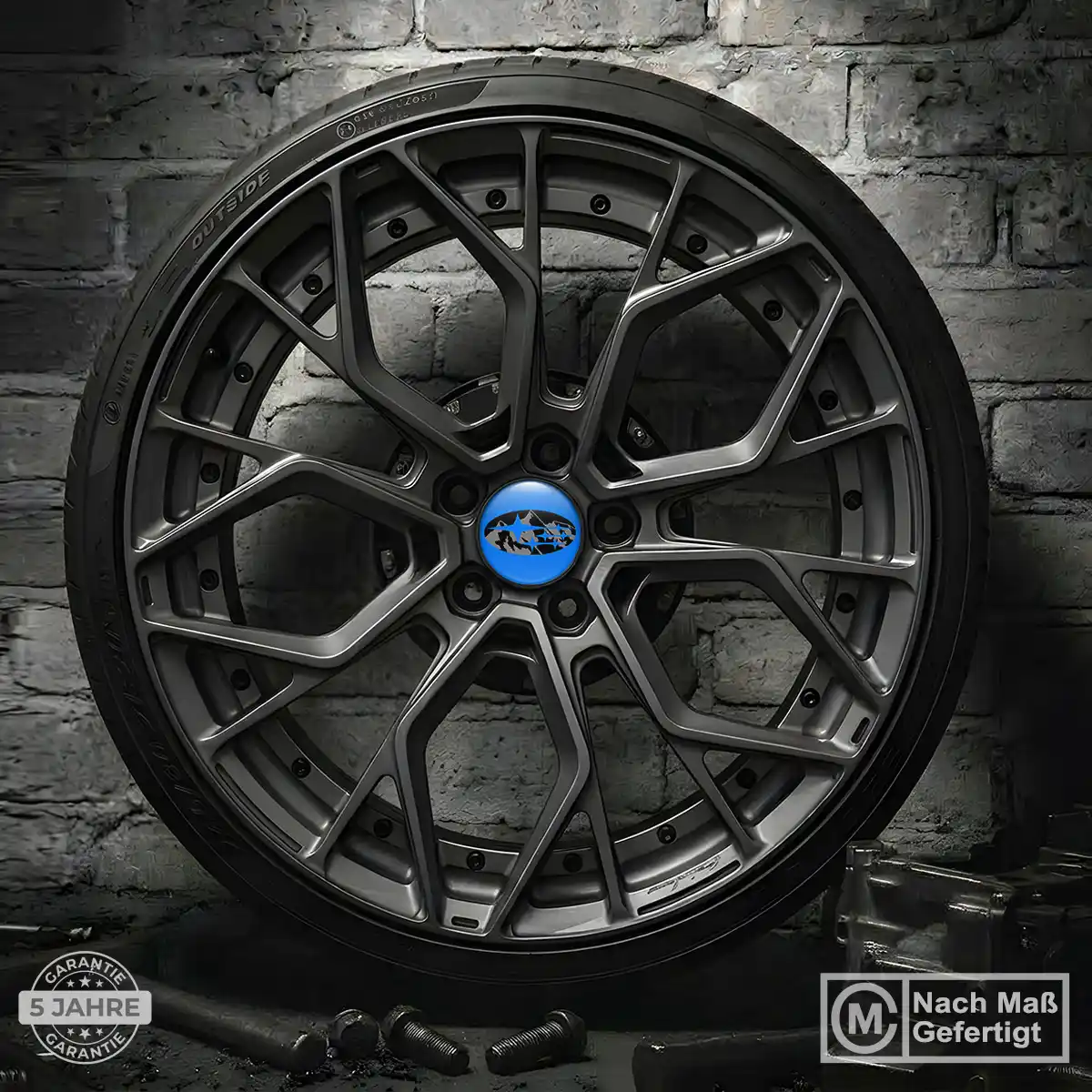 Subaru Embleme Silikon Aufkleber Luxus-Edition