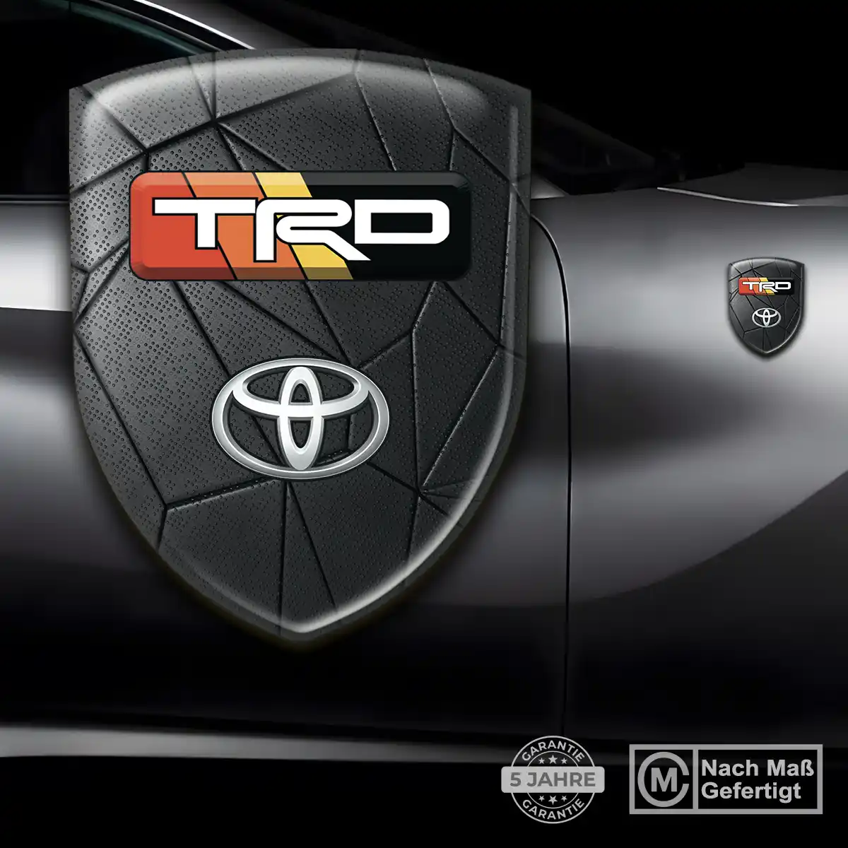 Toyota 3D Gel Aufkleber Auto Stilvolles Design