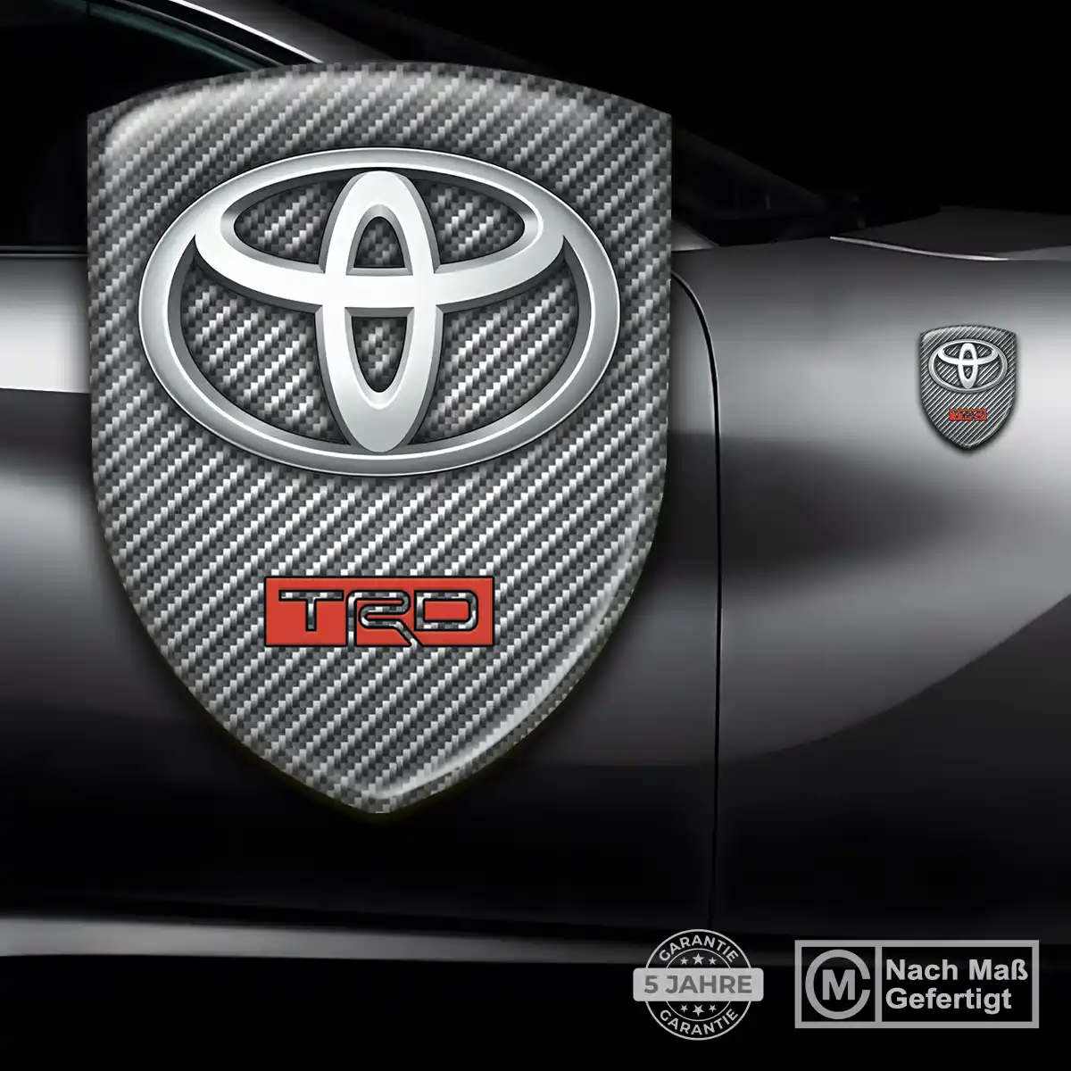 Toyota 3D Gel Aufkleber Emblem Stilvolles Design