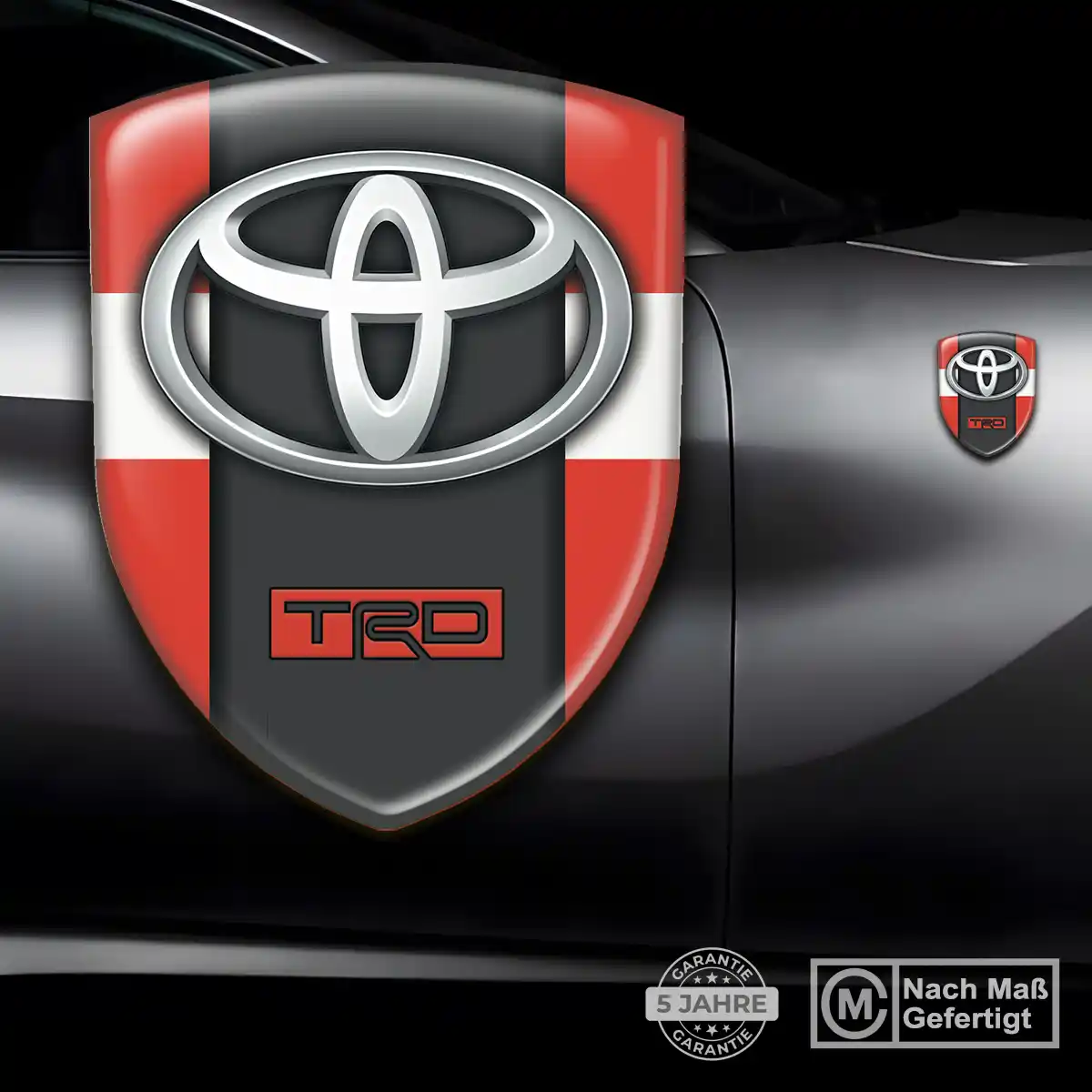 Toyota 3D Gel Aufkleber Embleme Auto Stilvolles Design