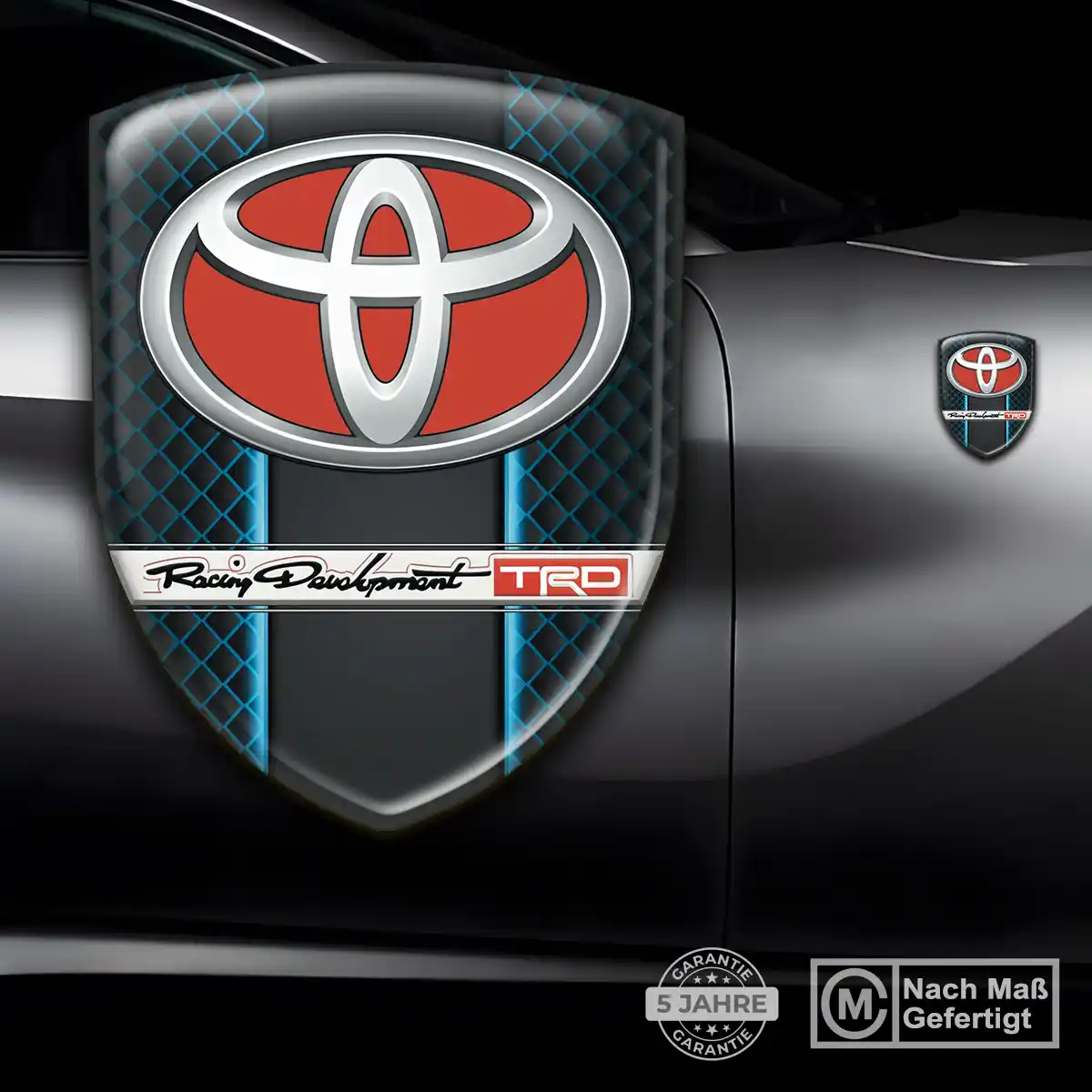 Toyota 3D Gel Aufkleber Embleme Stilvolles Design