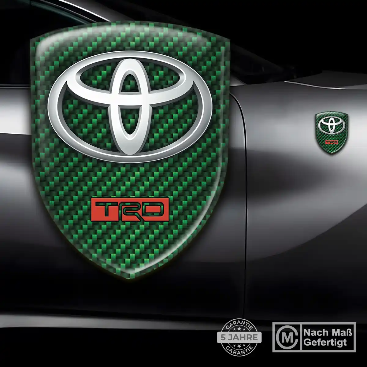 Toyota 3D Gel Aufkleber Stilvolles Design
