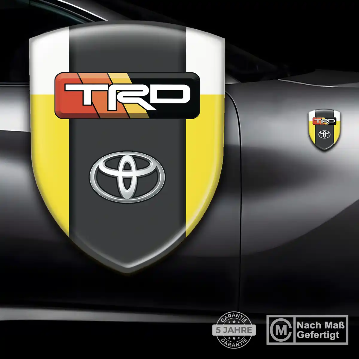 Toyota 3D Gel Aufkleber Wappen Auto Stilvolles Design