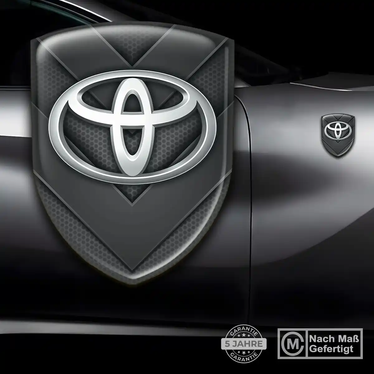 Toyota Aufkleber 3D Gel Emblem Stilvolles Design