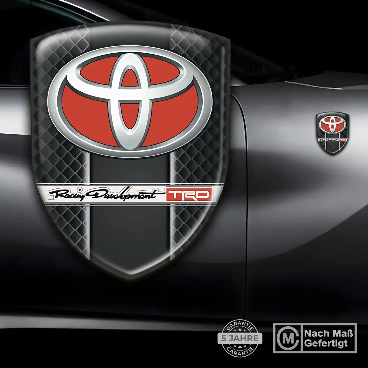 Toyota Aufkleber 3D Gel Embleme Stilvolles Design