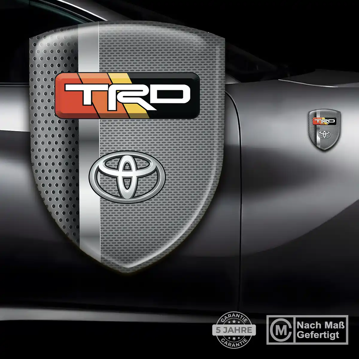 Toyota Aufkleber 3D Gel Silikon Auto Stilvolles Design