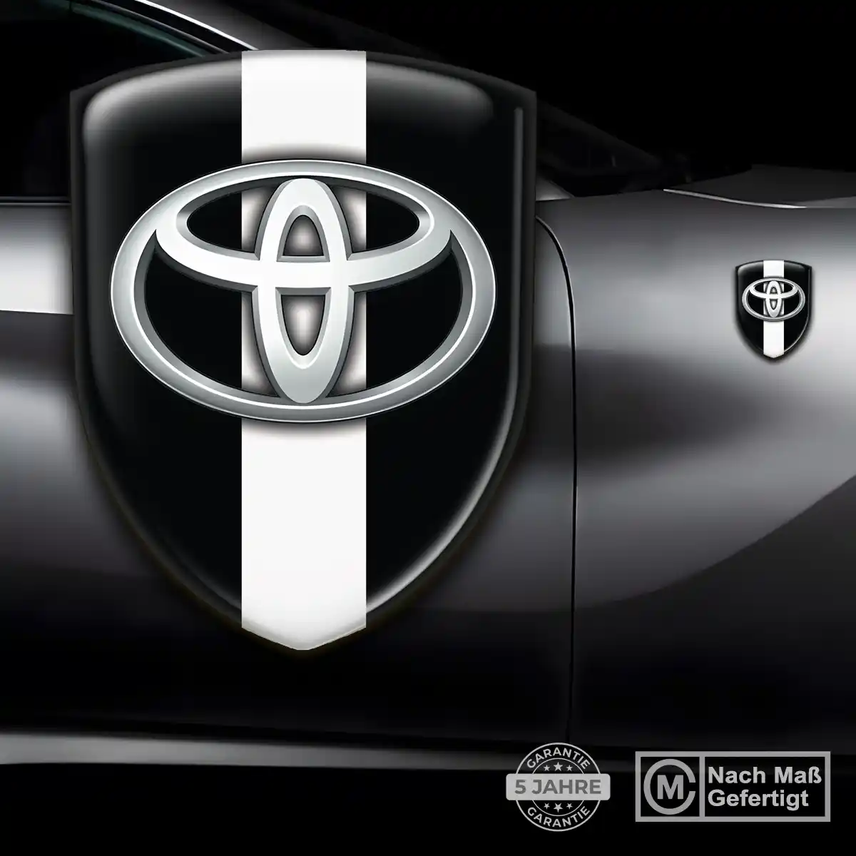 Toyota Aufkleber Emblem Stilvolles Design