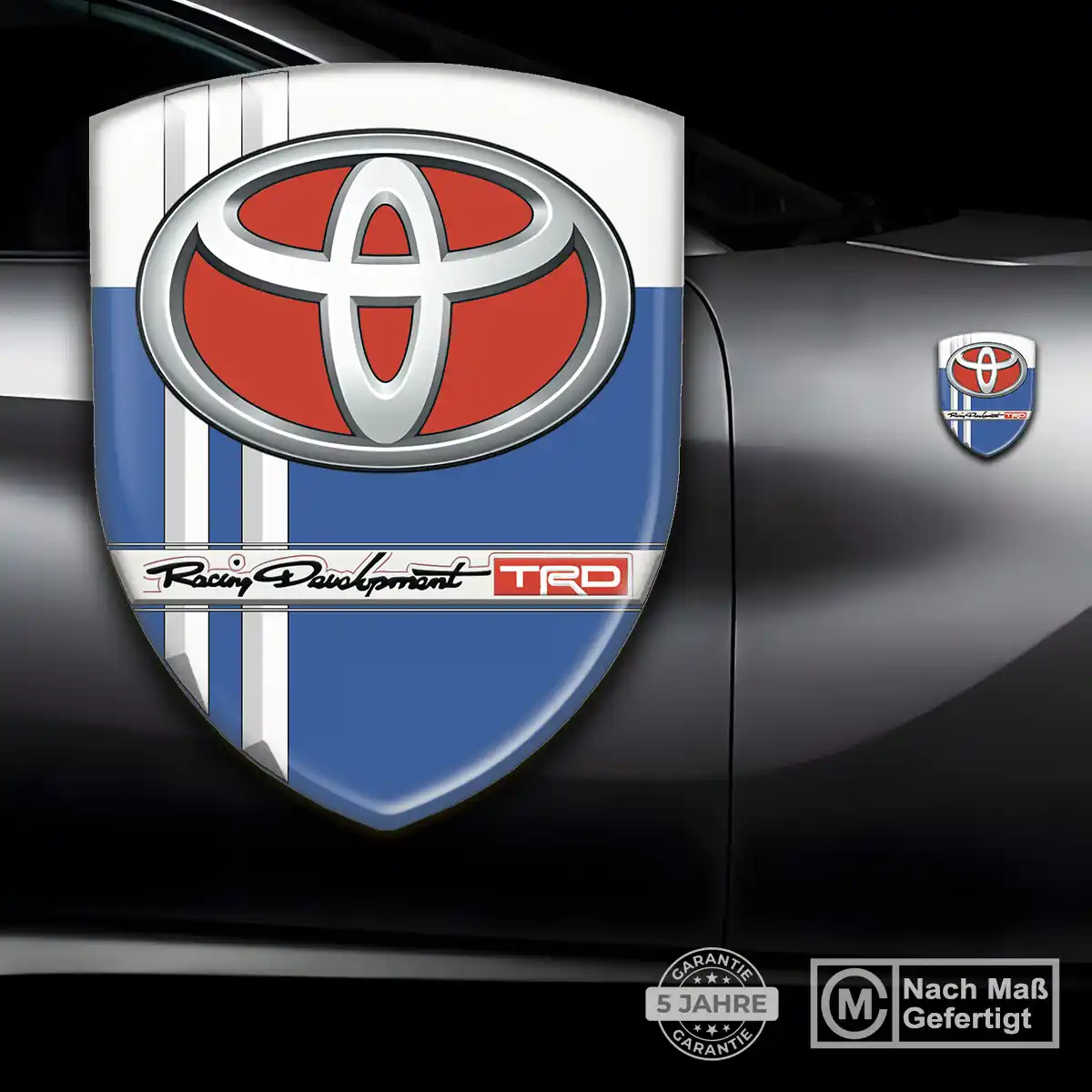 Toyota Aufkleber Embleme Silikon Stilvolles Design
