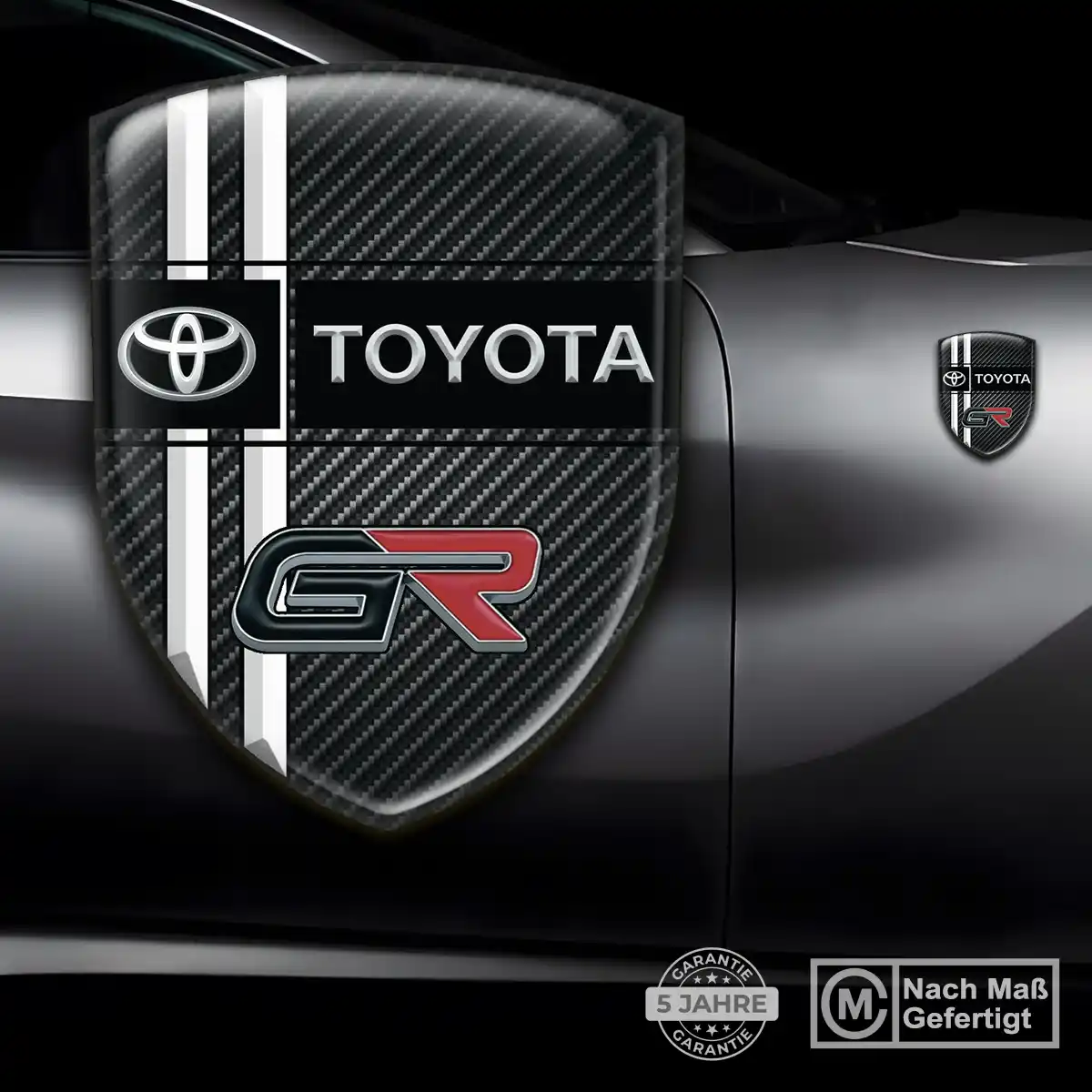 Toyota Aufkleber Silikon Embleme Auto Stilvolles Design