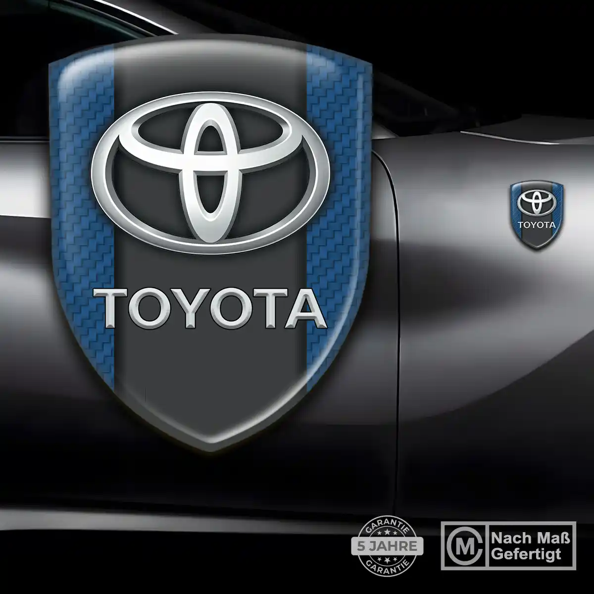 Toyota Aufkleber Stilvolles Design