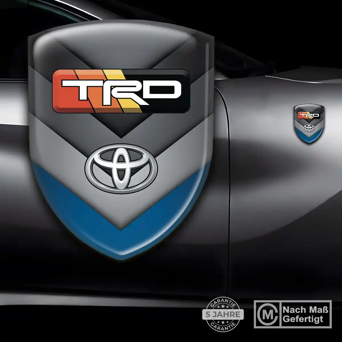Toyota Emblem Aufkleber Wappen Auto Stilvolles Design