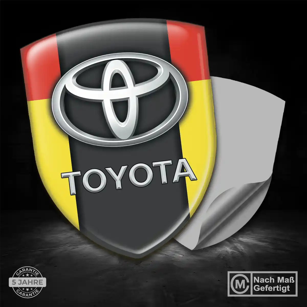 Toyota Emblem Aufkleber Wappen Stilvolles Design