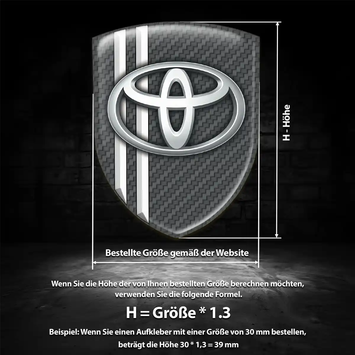 Toyota Emblem Auto Stilvolles Design