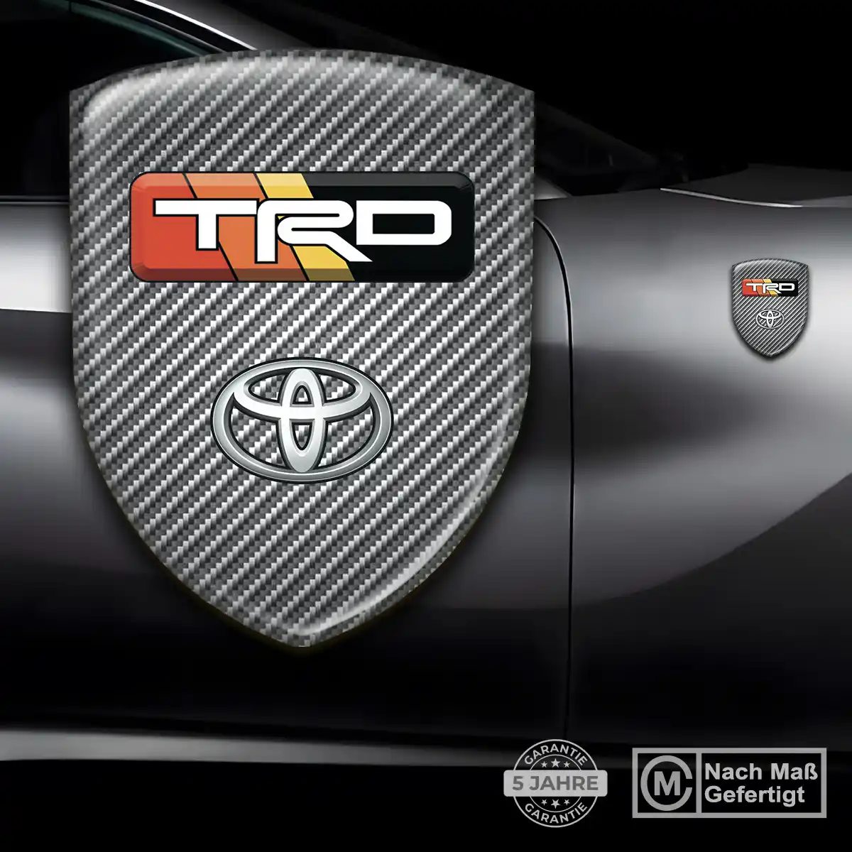 Toyota Emblem Wappen Aufkleber Auto Stilvolles Design