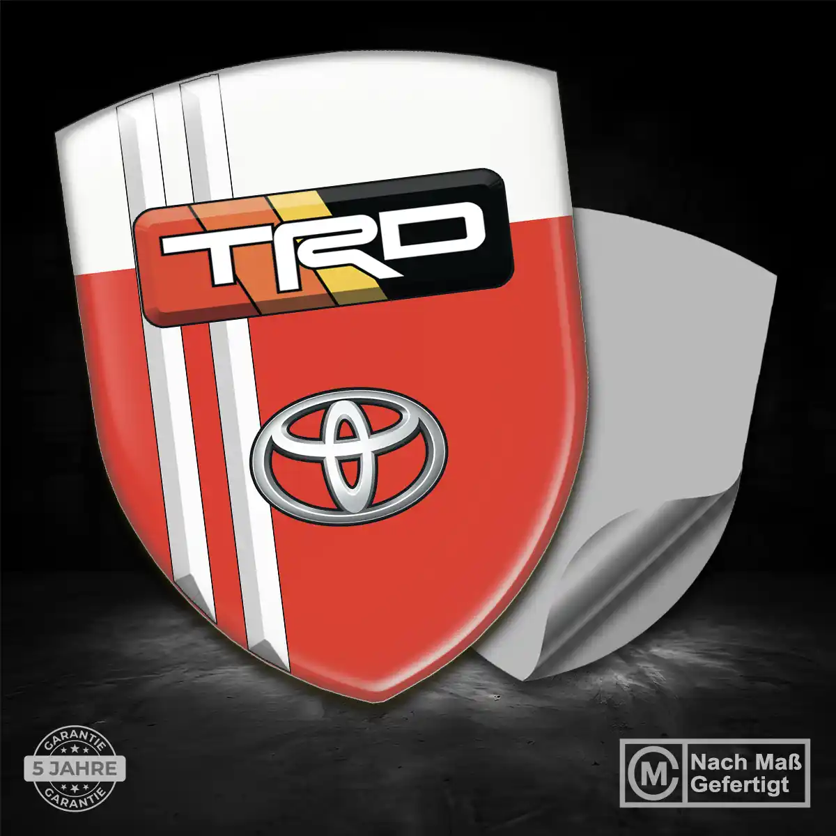 Toyota Emblem Wappen Aufkleber Stilvolles Design