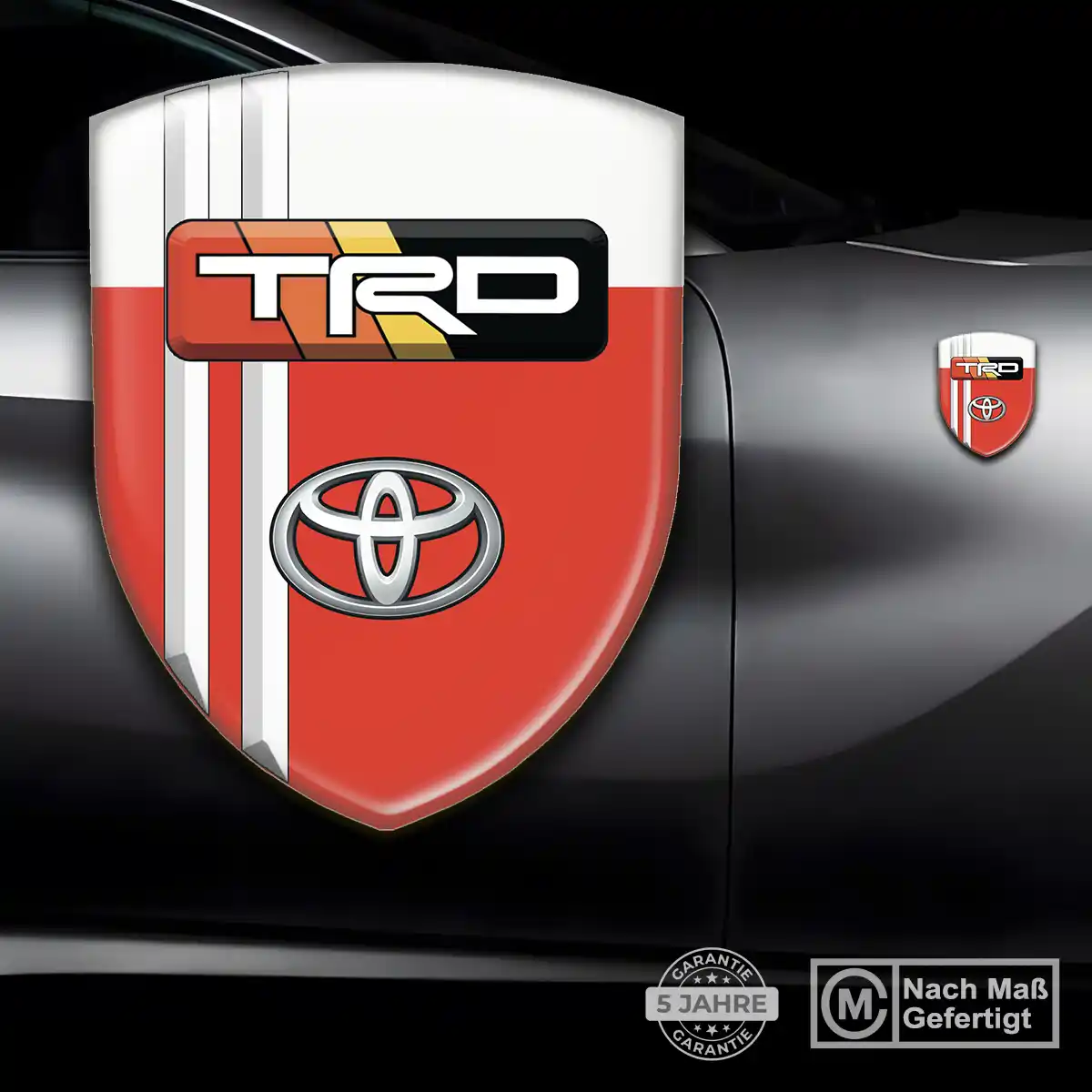 Toyota Emblem Wappen Aufkleber Stilvolles Design