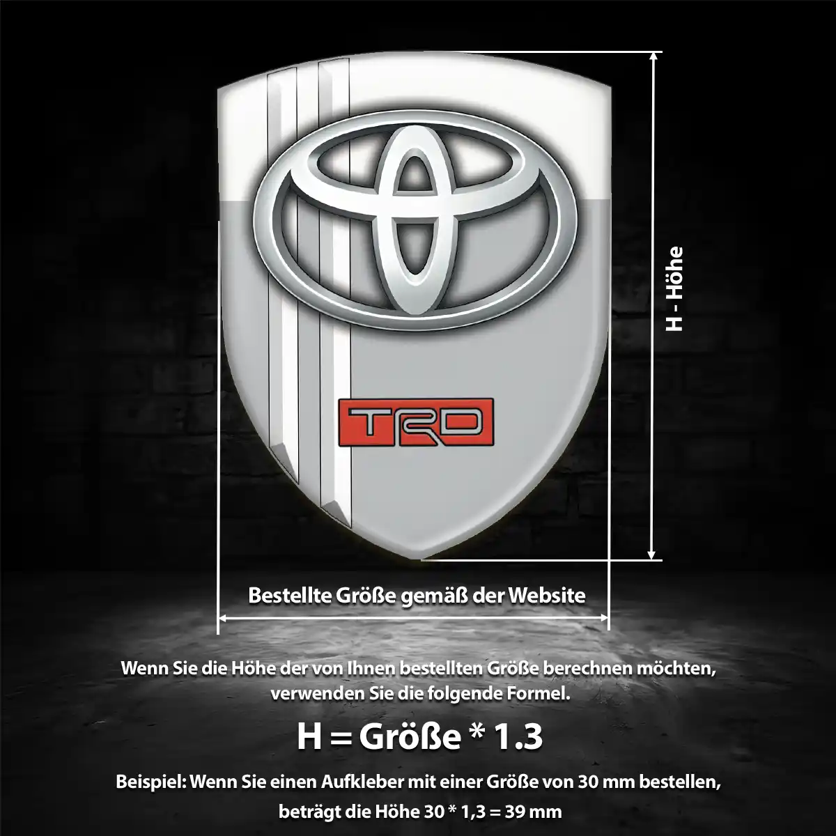 Toyota Emblem Wappen Auto Stilvolles Design