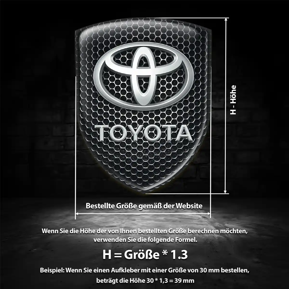 Toyota Embleme Auto Stilvolles Design
