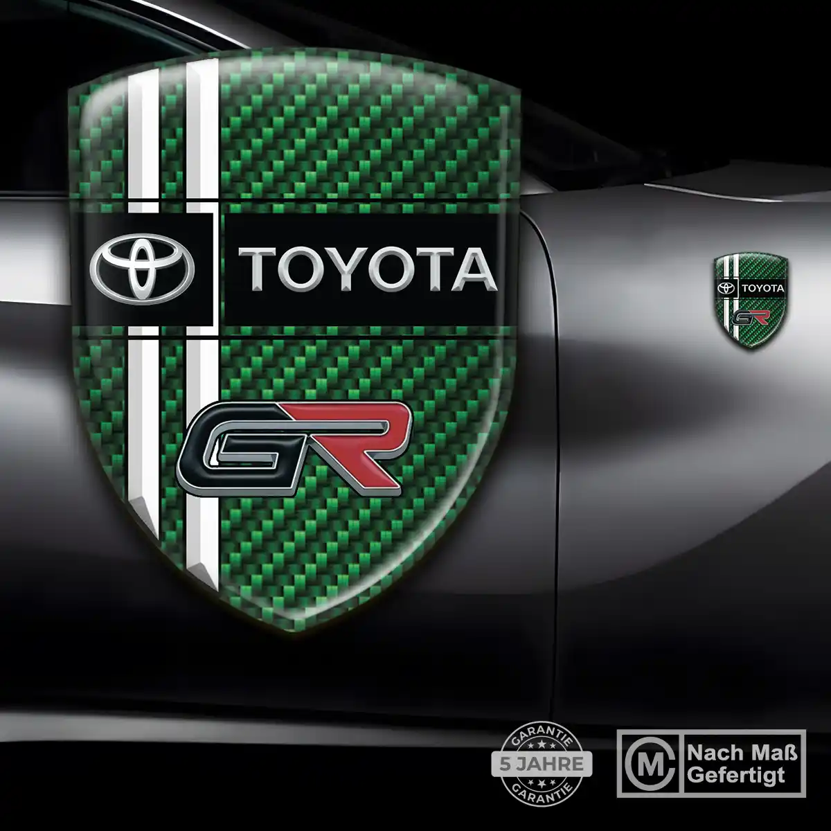 Toyota Embleme Silikon Aufkleber Auto Stilvolles Design