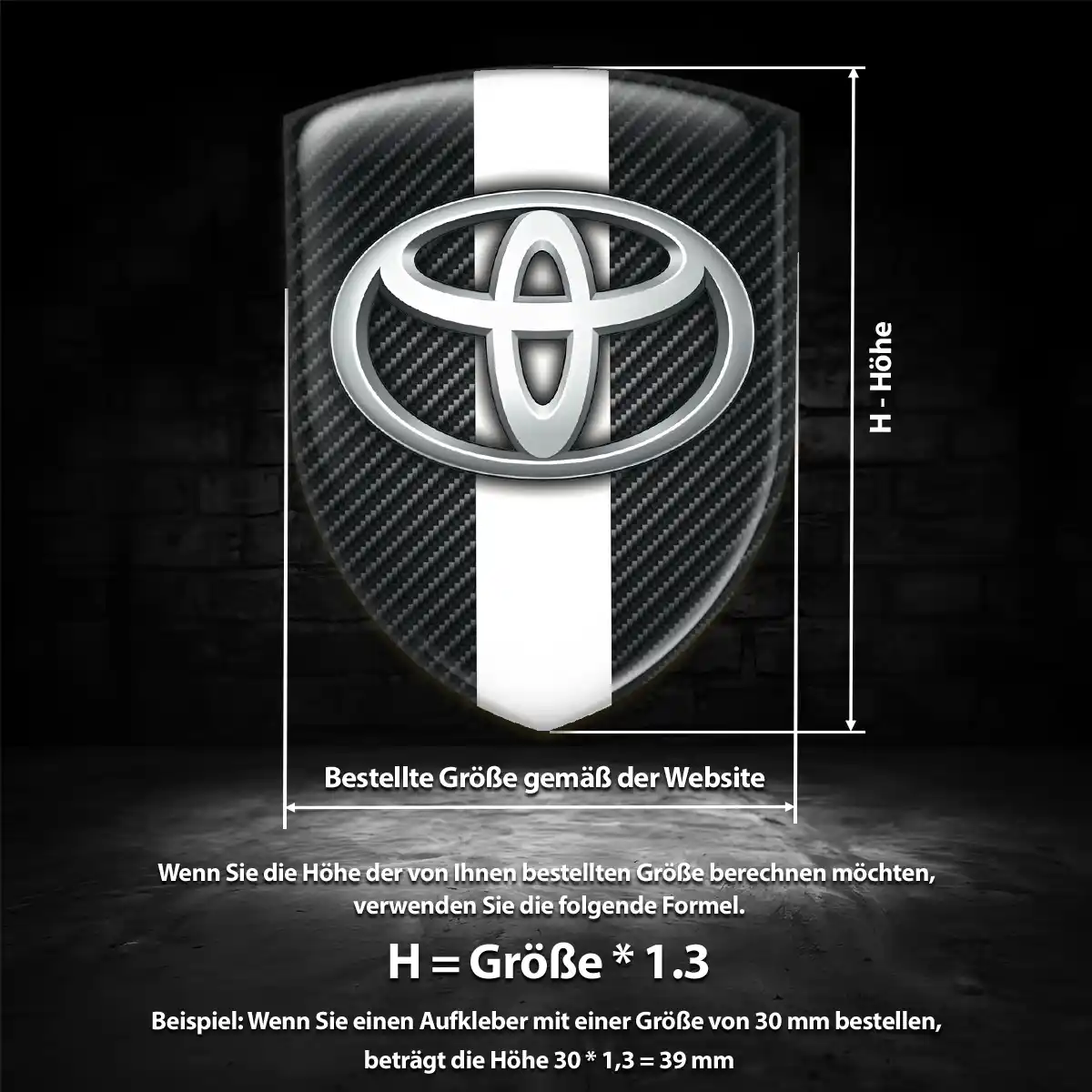 Toyota Embleme Stilvolles Design