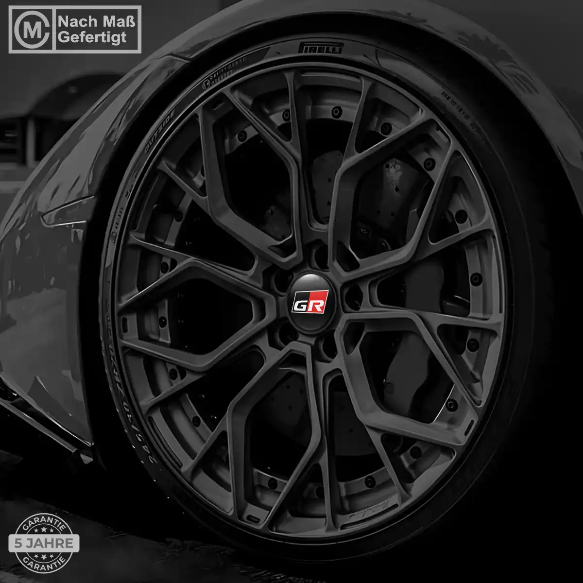 Toyota GR Embleme Silikon Aufkleber Stilvolles Design