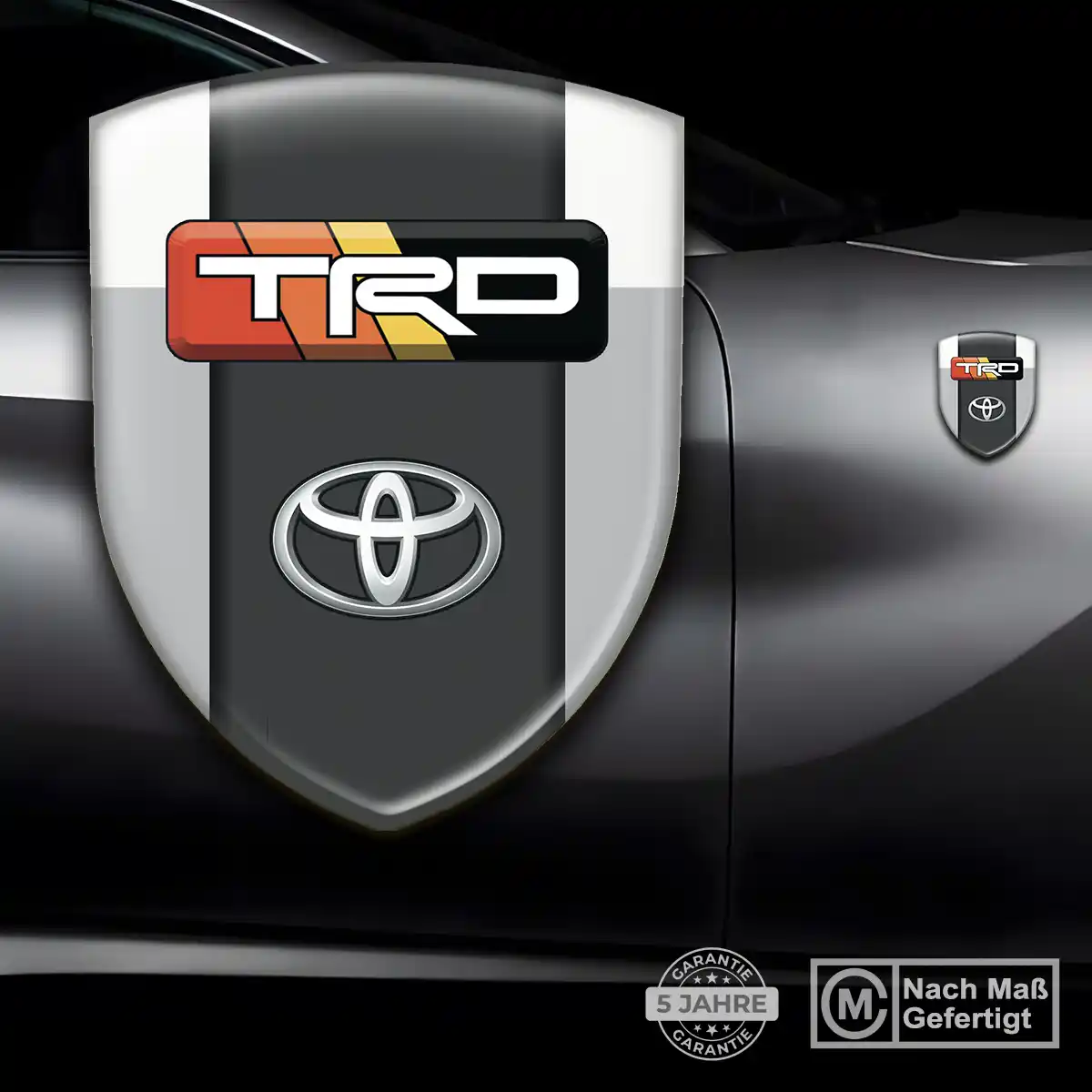 Toyota Silikon Aufkleber Embleme Auto Stilvolles Design