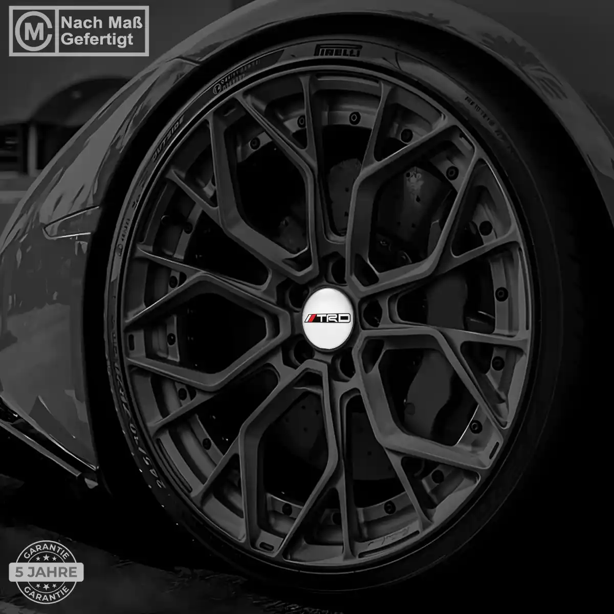 Toyota TRD Silikon Aufkleber Embleme Exterieurdesign