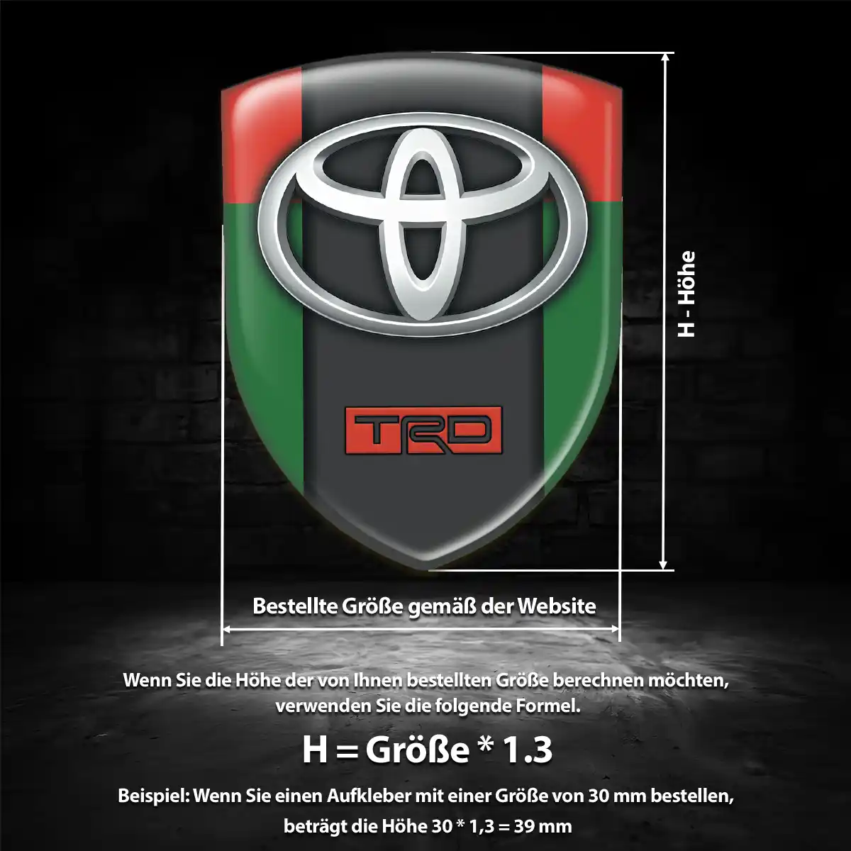 Toyota Wappen Aufkleber Emblem Auto Stilvolles Design