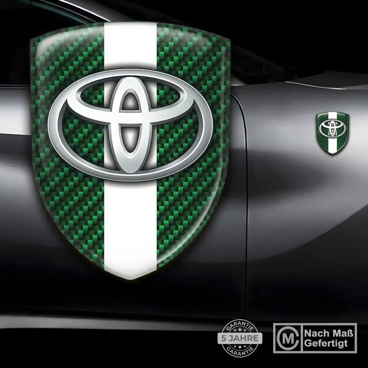Toyota Wappen Aufkleber Stilvolles Design