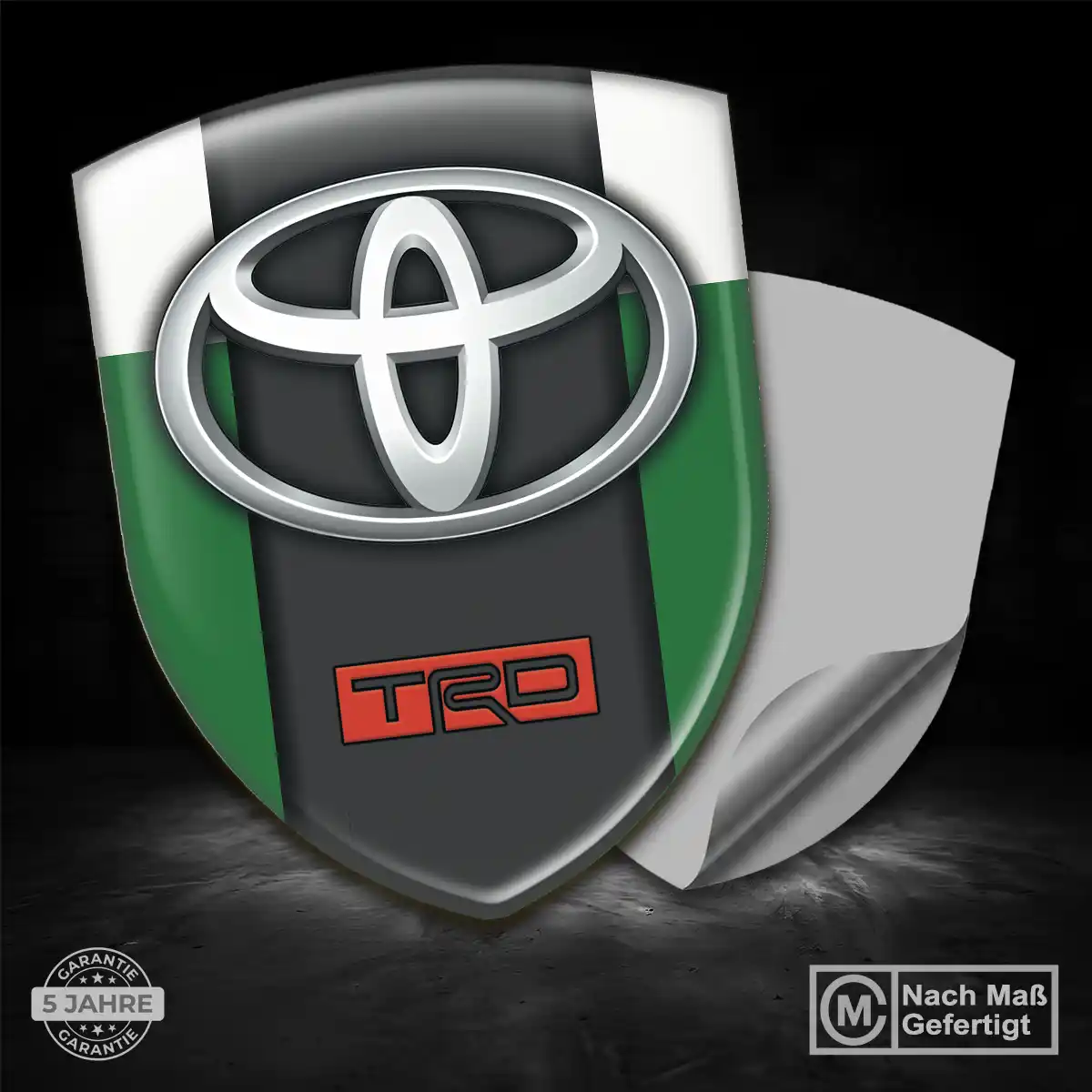 Toyota Wappen Emblem Aufkleber Stilvolles Design