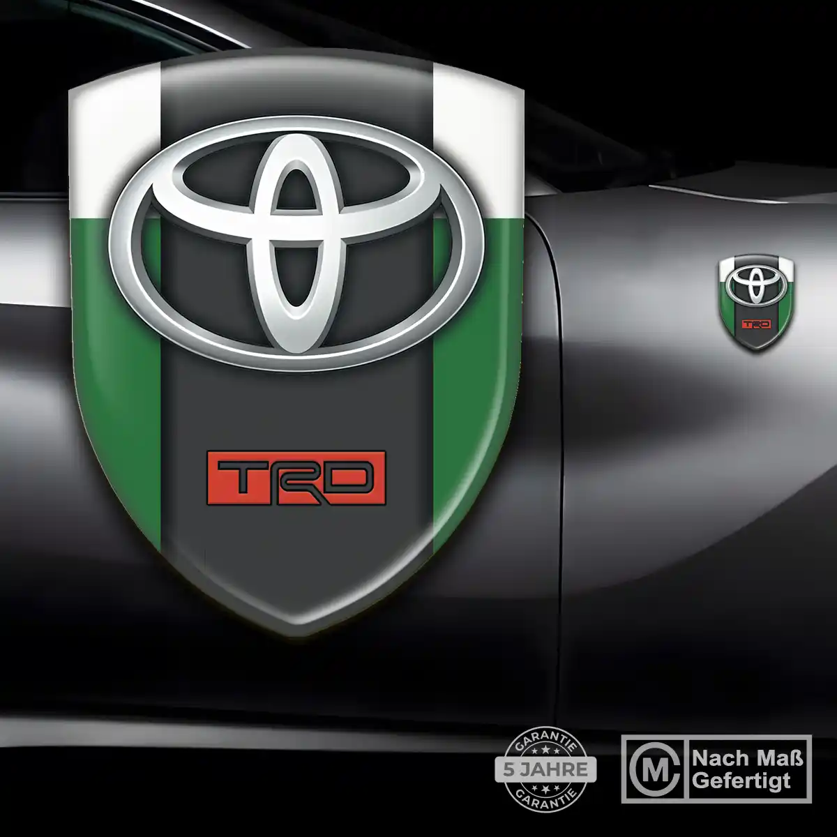 Toyota Wappen Emblem Aufkleber Stilvolles Design