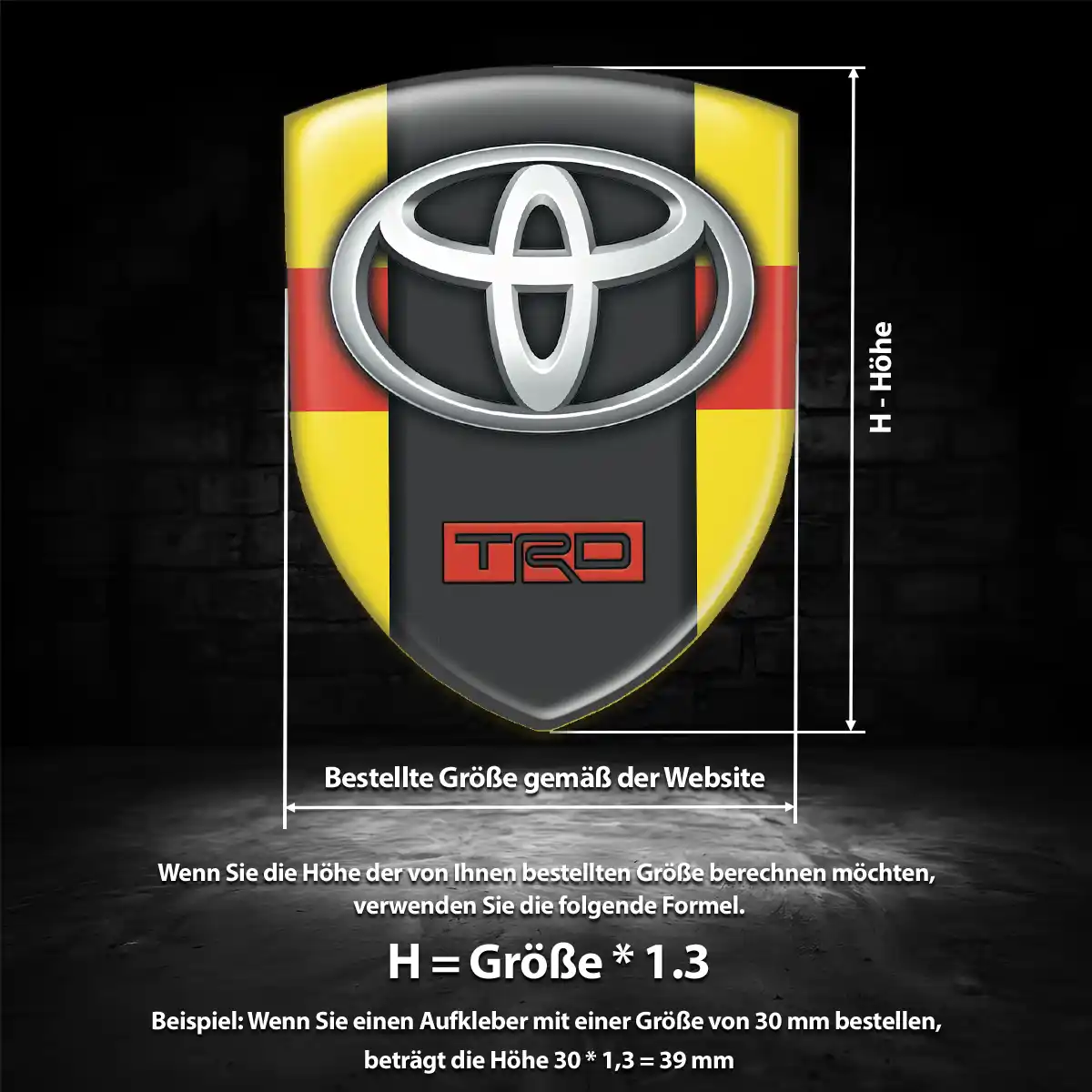 Toyota Wappen Emblem Stilvolles Design