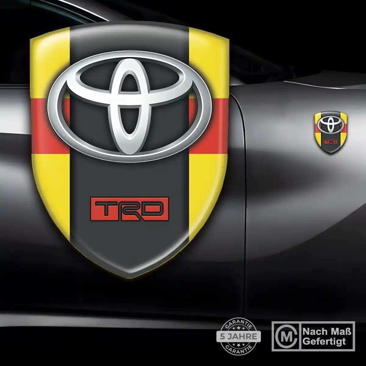 Toyota Wappen Emblem Stilvolles Design