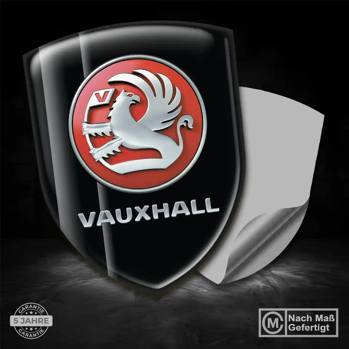 Vauxhall 3D Gel Aufkleber Edles Design