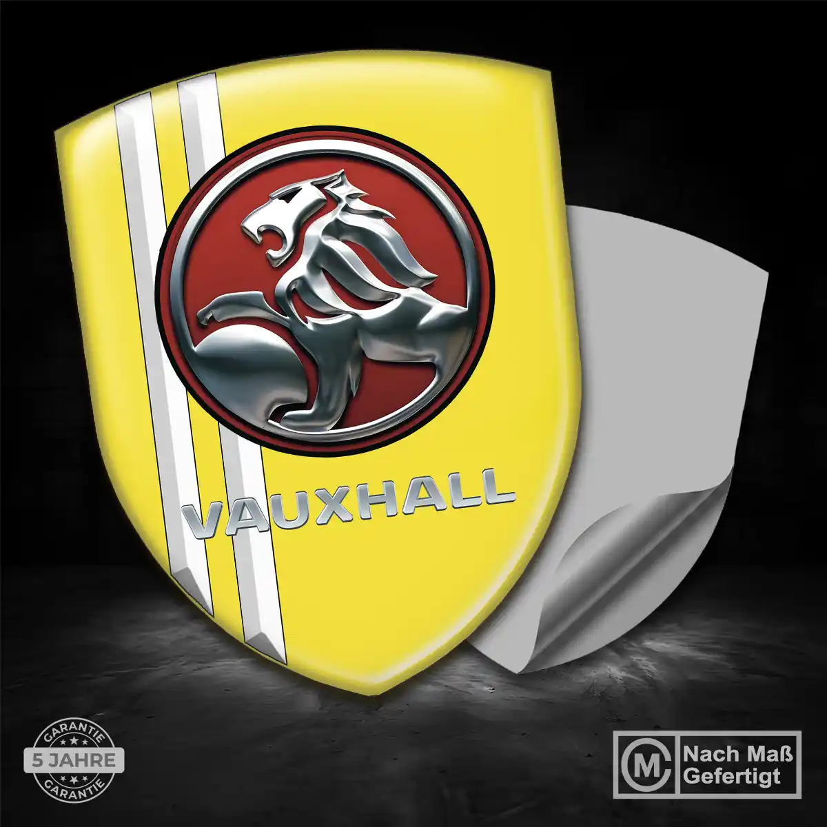 Vauxhall 3D Gel Aufkleber Emblem Anspruchsvolles Design