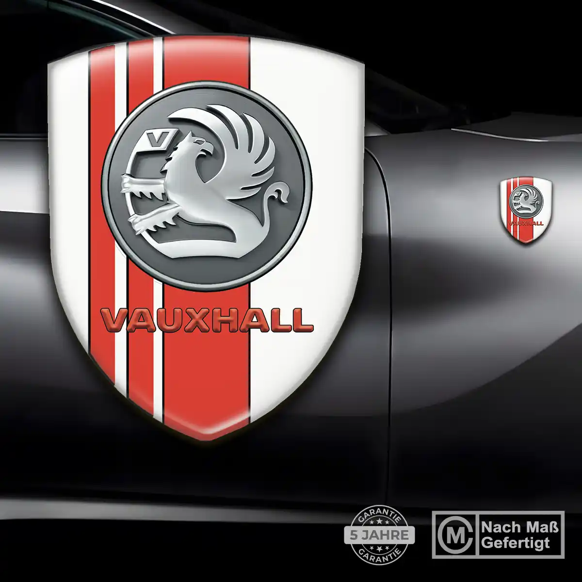 Vauxhall 3D Gel Aufkleber Emblem Hochwertiges Harz