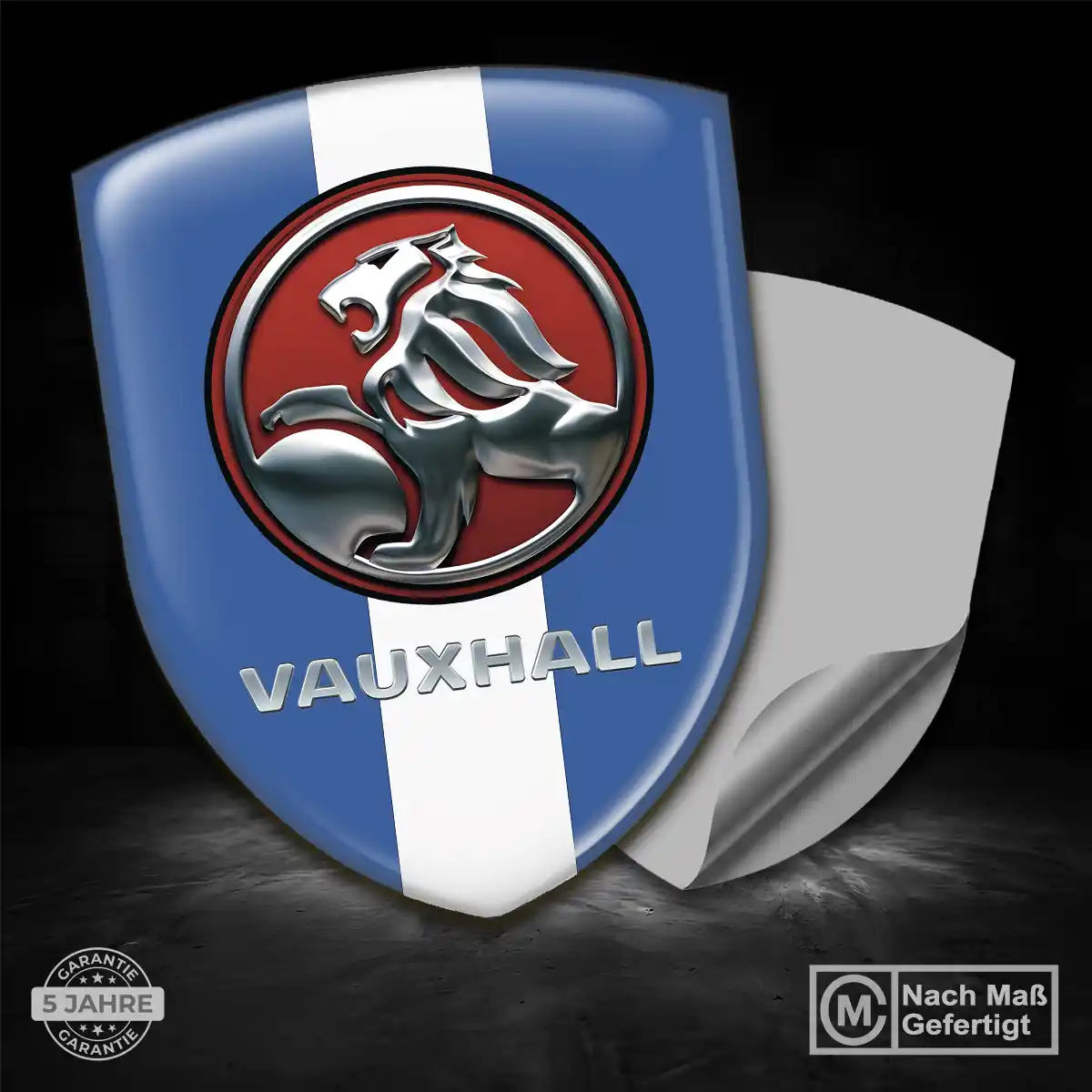 Vauxhall 3D Gel Aufkleber Emblem Interieurdesign