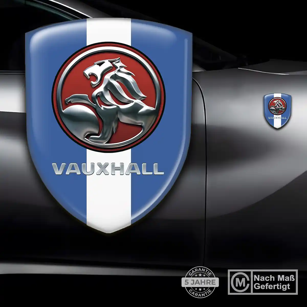 Vauxhall 3D Gel Aufkleber Emblem Interieurdesign