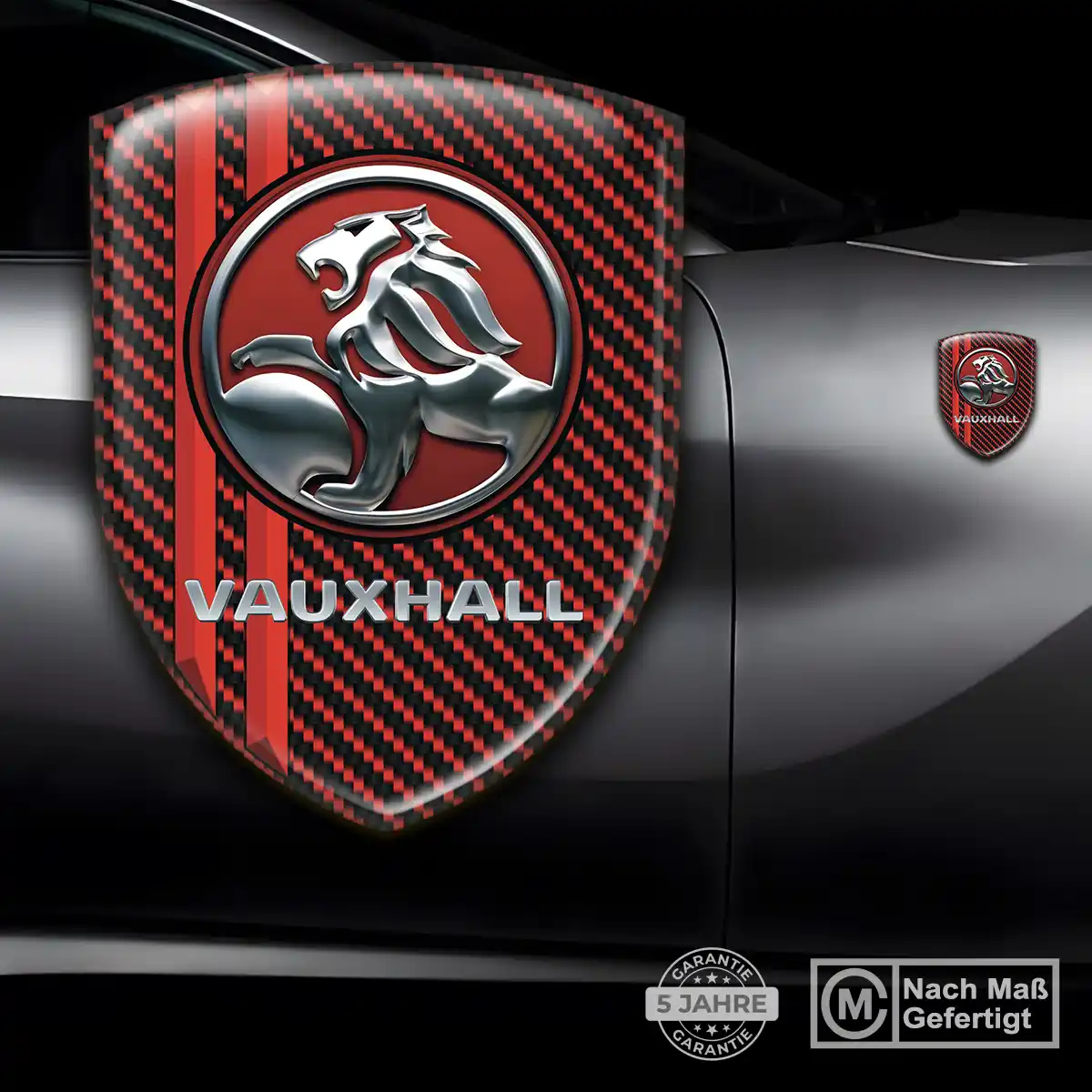 Vauxhall 3D Gel Aufkleber Emblem Premium-Edition