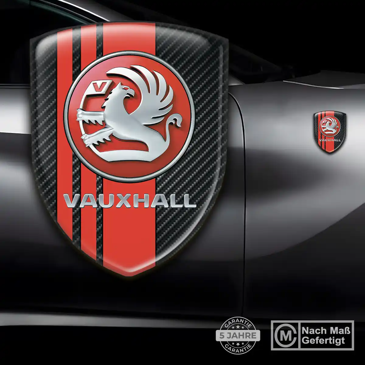 Vauxhall 3D Gel Aufkleber Embleme Anspruchsvolles Design